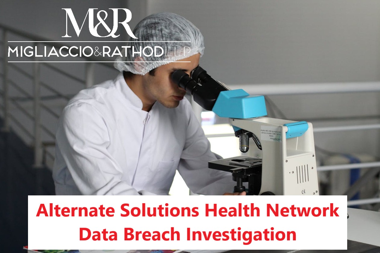 Alternate Health Solutions Network Data Breach